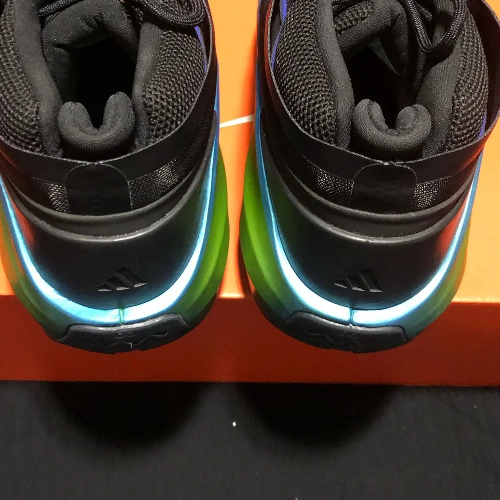 Adidas Crazy IIInfinity Lace Up Shoe Green Goblin Unisex, Size 6M/7W JI0852
